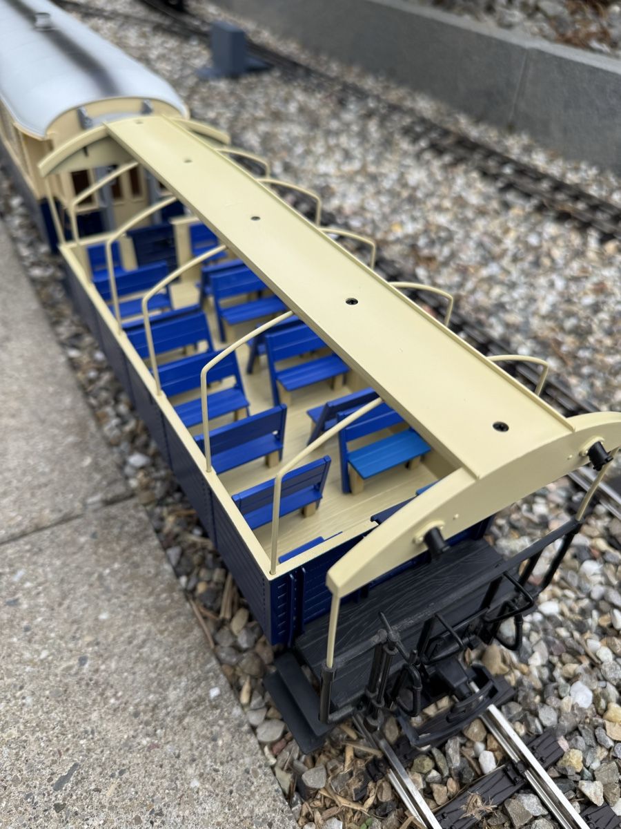LGB Modellini di ferrovie: LGB Pullman Aussichtswagen – Nuovo (secondo la descrizione) da Stadel venduto da Himmelrosa 2