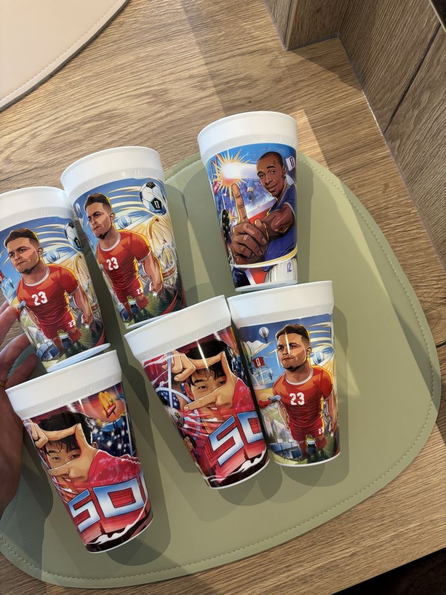 Gläser: 6 verres coupe du monde  – Neu (gemäss Beschreibung) aus Courrendlin von Eezila