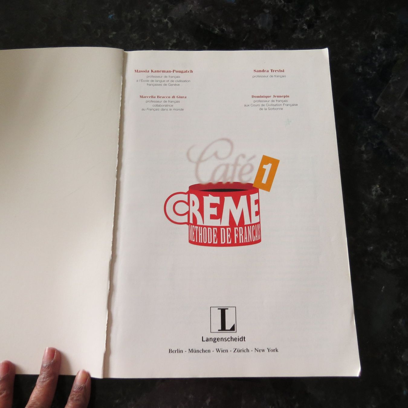 Libri: Cafe Crème Methode De Francais – Usato da Einsiedeln venduto da rotgypsy1969 2
