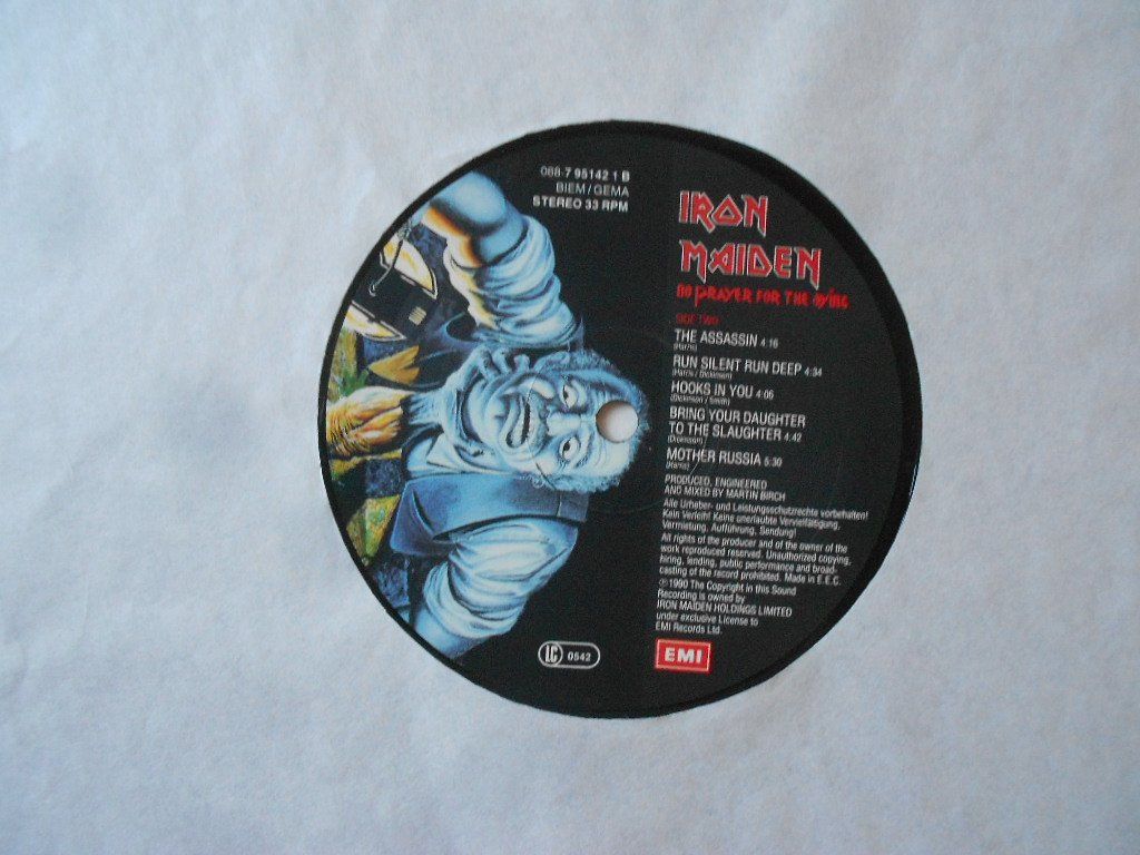 Dischi in vinile: IRON MAIDEN  -  NO PRAYER FOR THE DYING – Usato da Bex venduto da Giorgiob 4