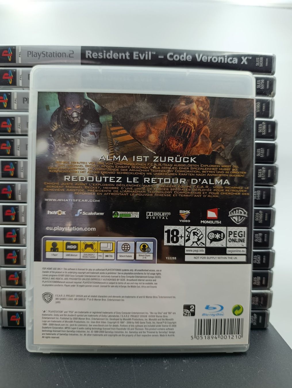 Sony Giochi: F.E.A.R. 2: Project Origin - PS3 – Usato da Wil SG venduto da Donaldus 1