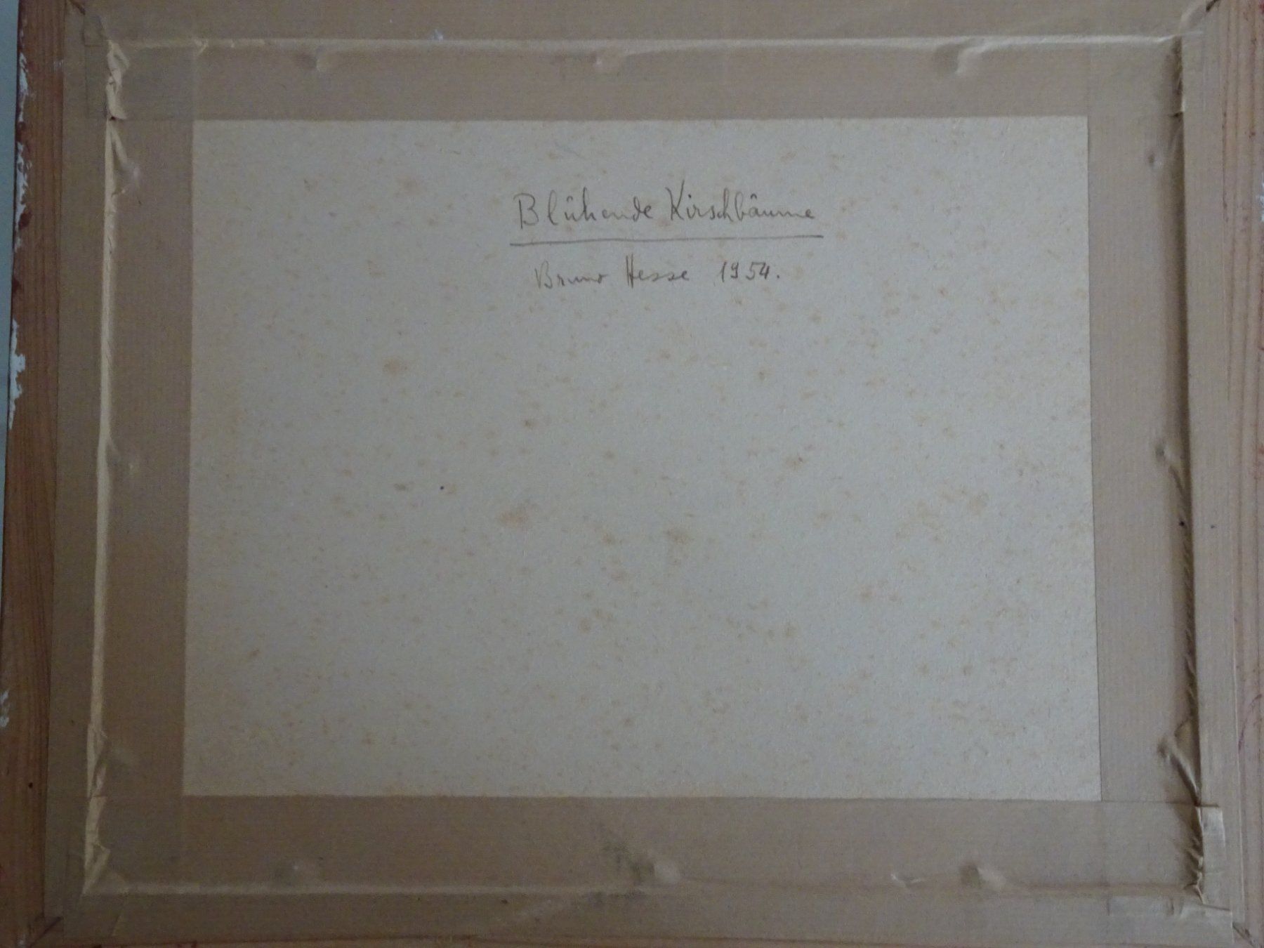Dipinti: ** Bruno Hesse Aquarell ** Bild Gemälde schweizer Kunst – Usato da Goldswil b. Interlaken venduto da troedlermarkt-goldsw 8