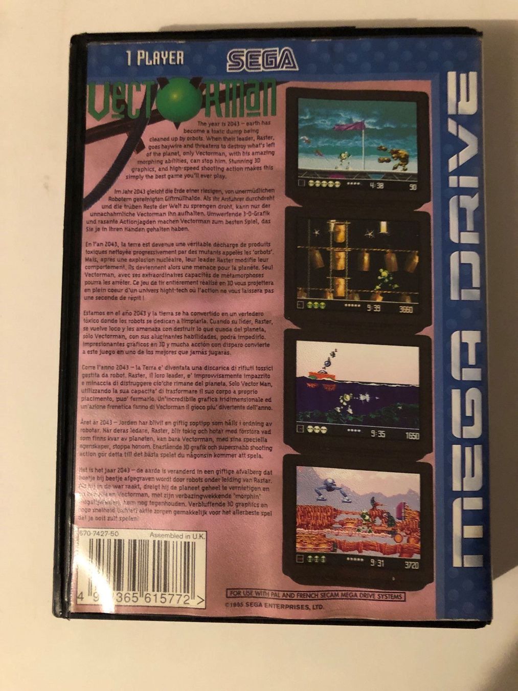 Giochi: Vectorman für Sega Mega Drive – Usato da Kestenholz venduto da Mad18 1