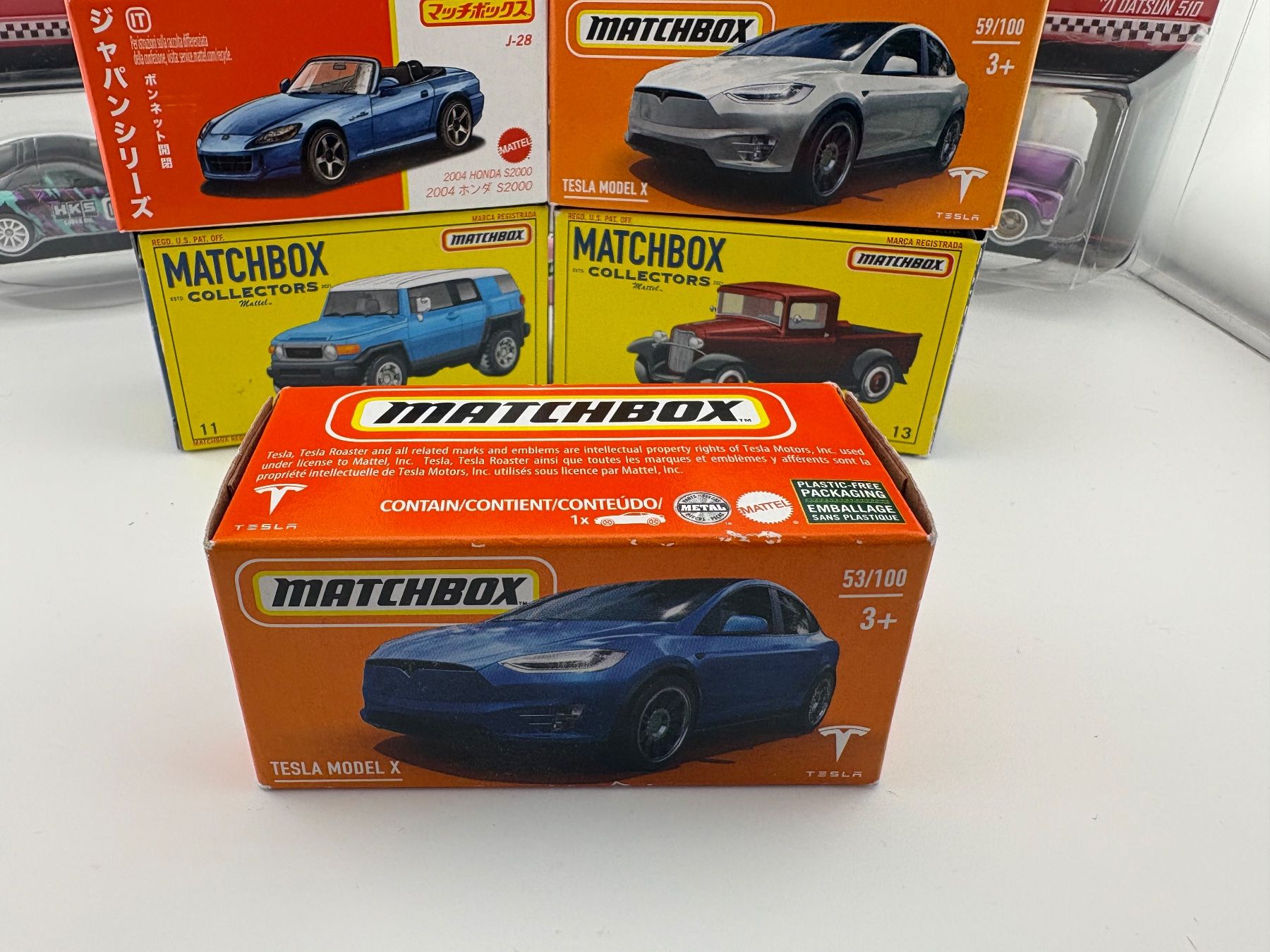 Matchbox Voitures modèles: Matchbox Tesla Model X - 2022 - 53/100 – Neuf avec emballage d'origine à Flawil par HeisseReifen