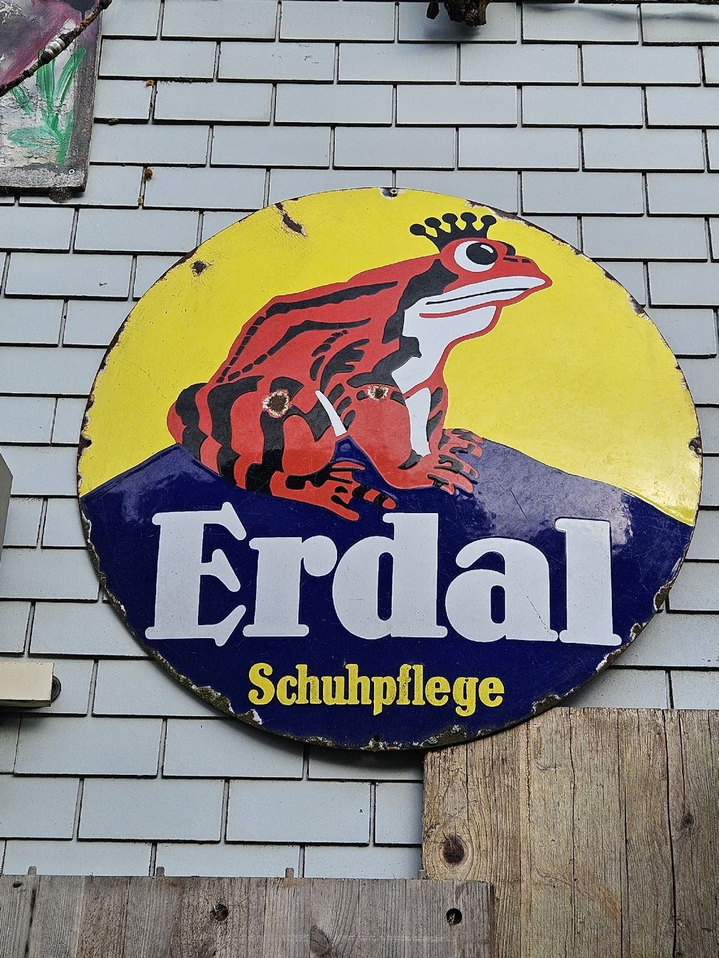 Insegne: emailschild erdal – Difettoso da Schwellbrunn venduto da Rosaroterpanter