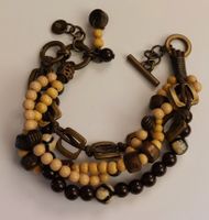 Holzperlenarmband, Ethno-Style, NEU