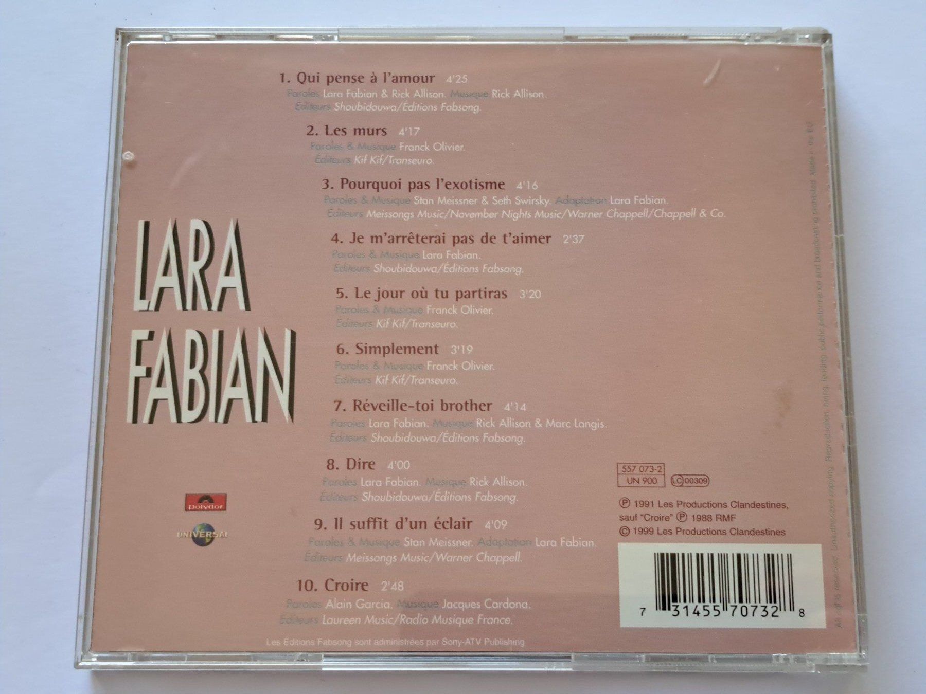 CD: Cd Lara Fabian - Lara Fabian  – Usato da Pully venduto da bro_n52j 1