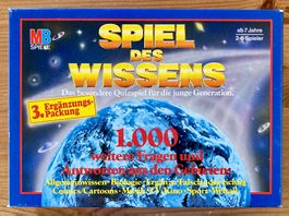 Rarität: Spiel des Wissens Ergänzungs-Packung 3 (MB, 1987)