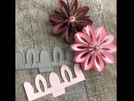 Stanzschablone Nr.6, Falt-Blume gross (Sizzix geeignet)