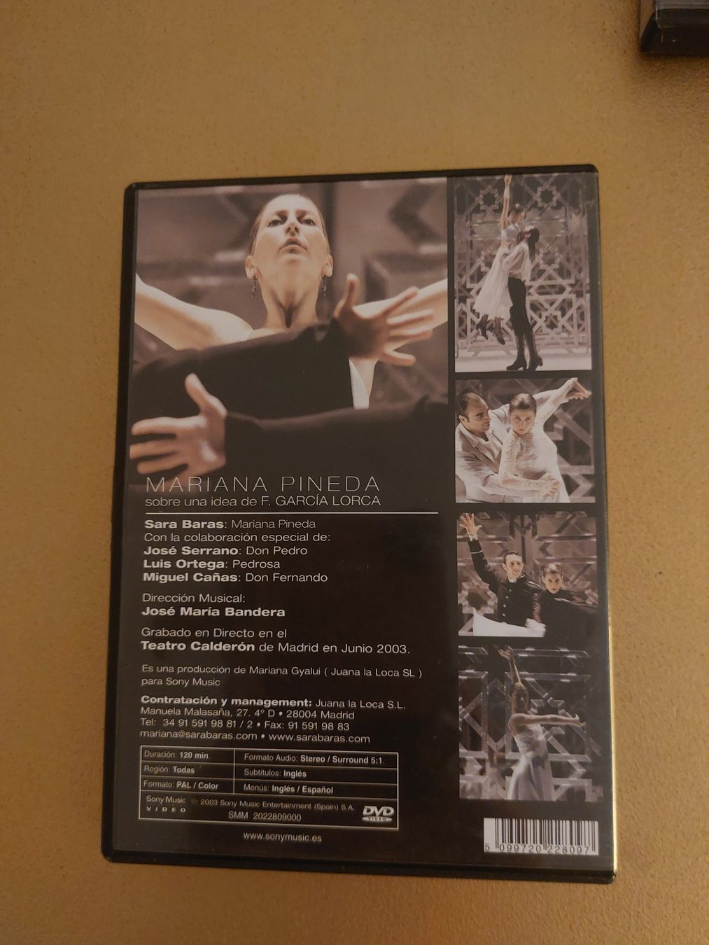 Tutti i DVDs: Flamenco Tanz DVD Sara Baras – Usato da Basel venduto da kon_wz8r 1