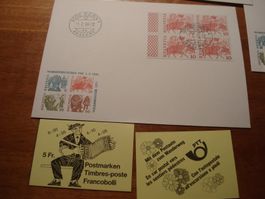 Set FDC aus Markenbüchlein 1984, 5.-, 5 Belege