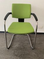Konferenzstühle Xenon, Freischwinger, grün