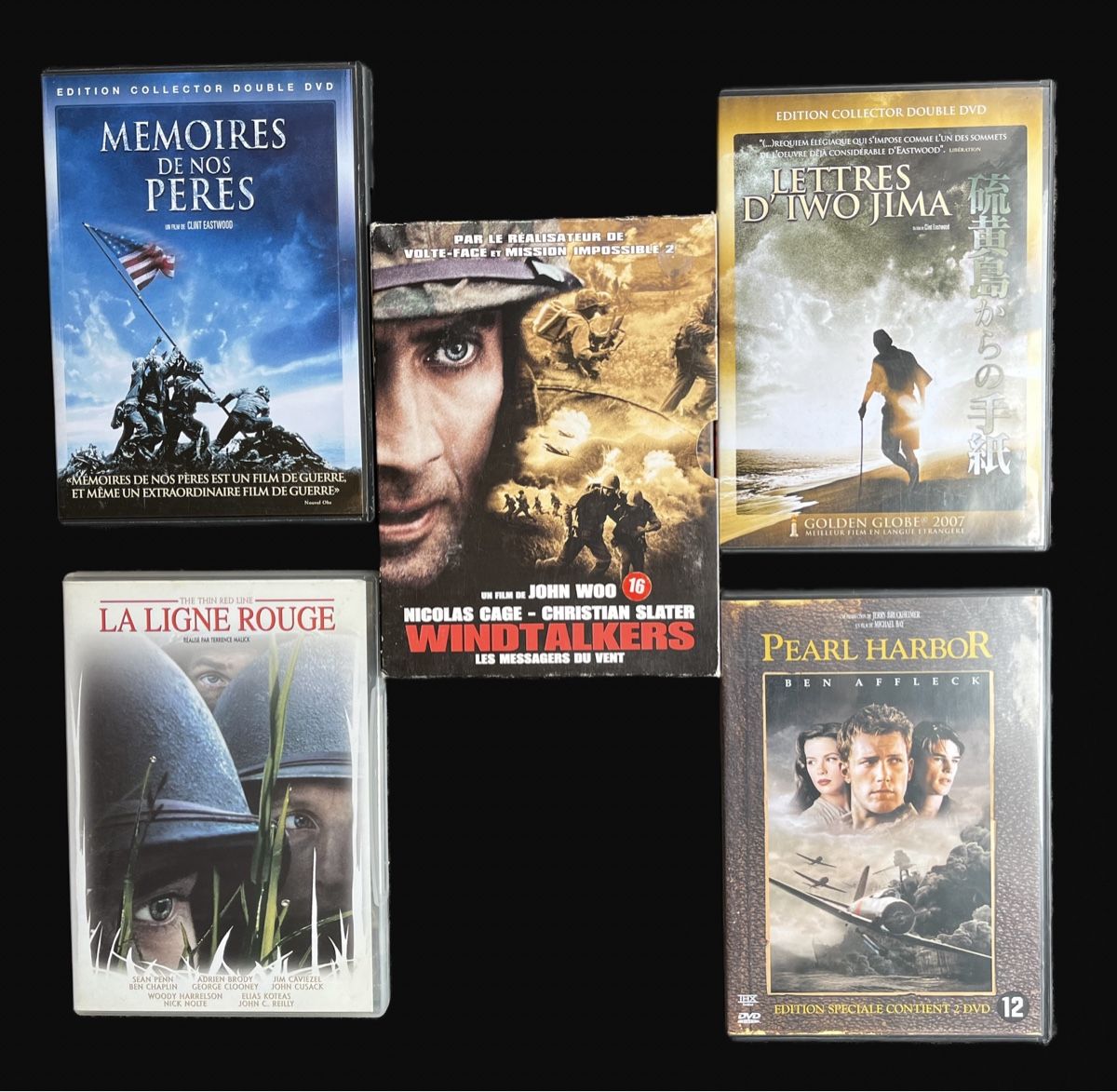 Tutti i DVDs: 5 DVD Guerre Pacifique WW2 – Usato da Bellevue venduto da Belafer
