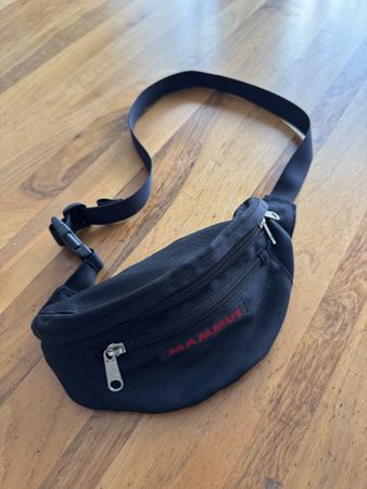 Gürteltasche / Bauchtasche Mammut schwarz 