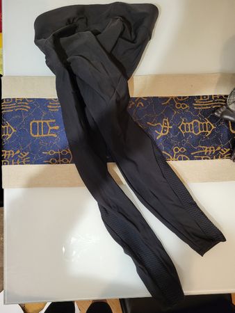 Cuissardes de cyclisme d'hiver, taille L - Noir.