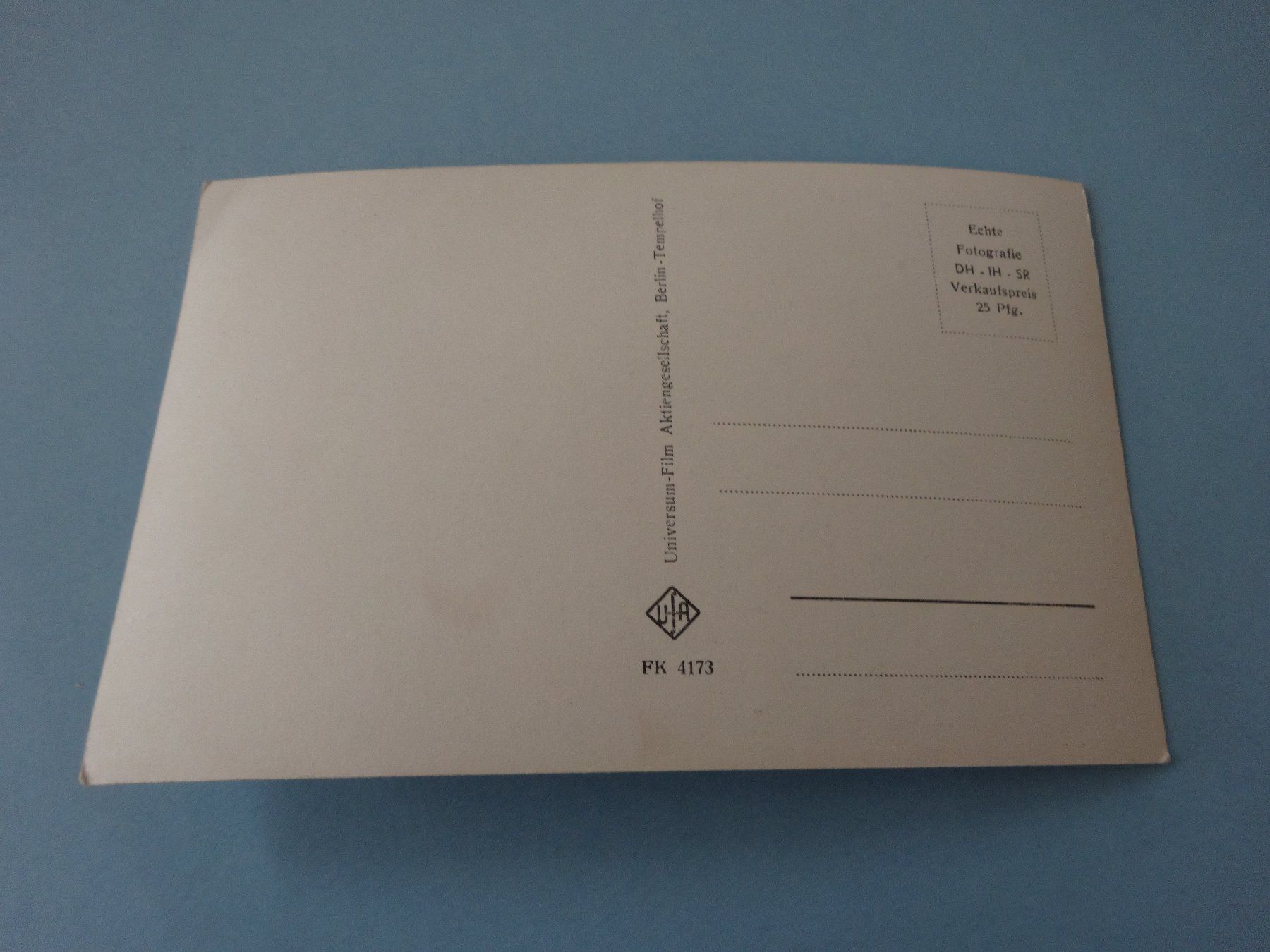 Autogramme: Autogrammkarte Horst Buchholz UFA – Gebraucht aus Neerach von jenny062 2