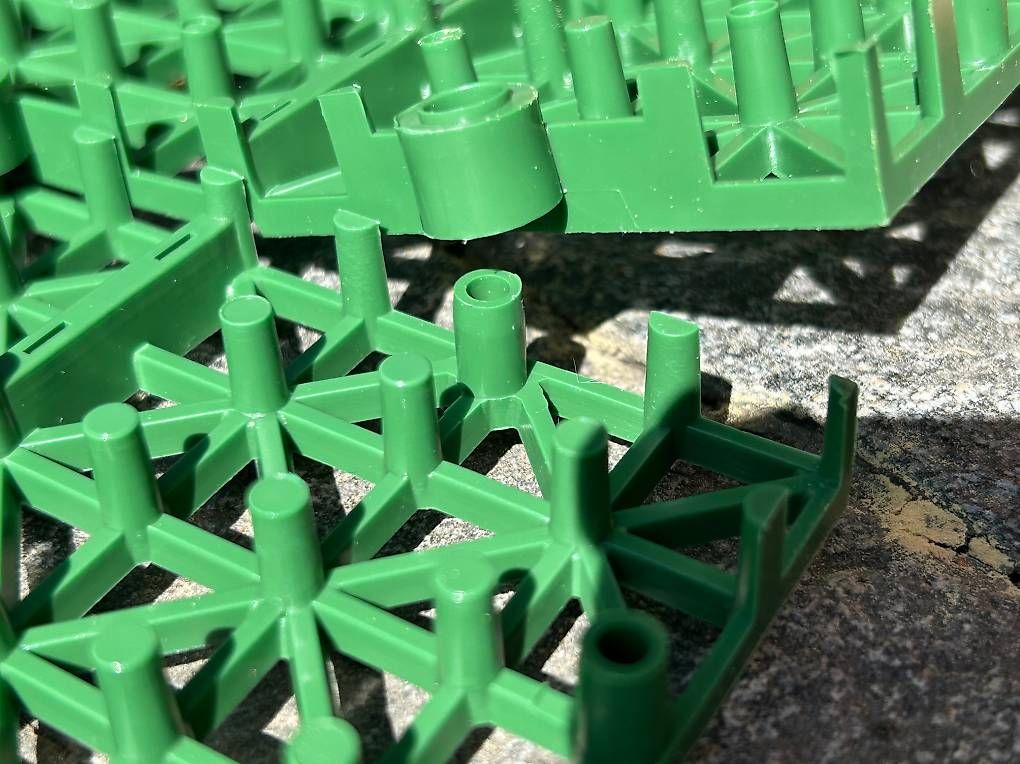 Rivestimenti per pavimenti: Bodenrost grün 14mm PE, 3m^2 – Nuovo (secondo la descrizione) da St.Stephan venduto da achromobacter 3