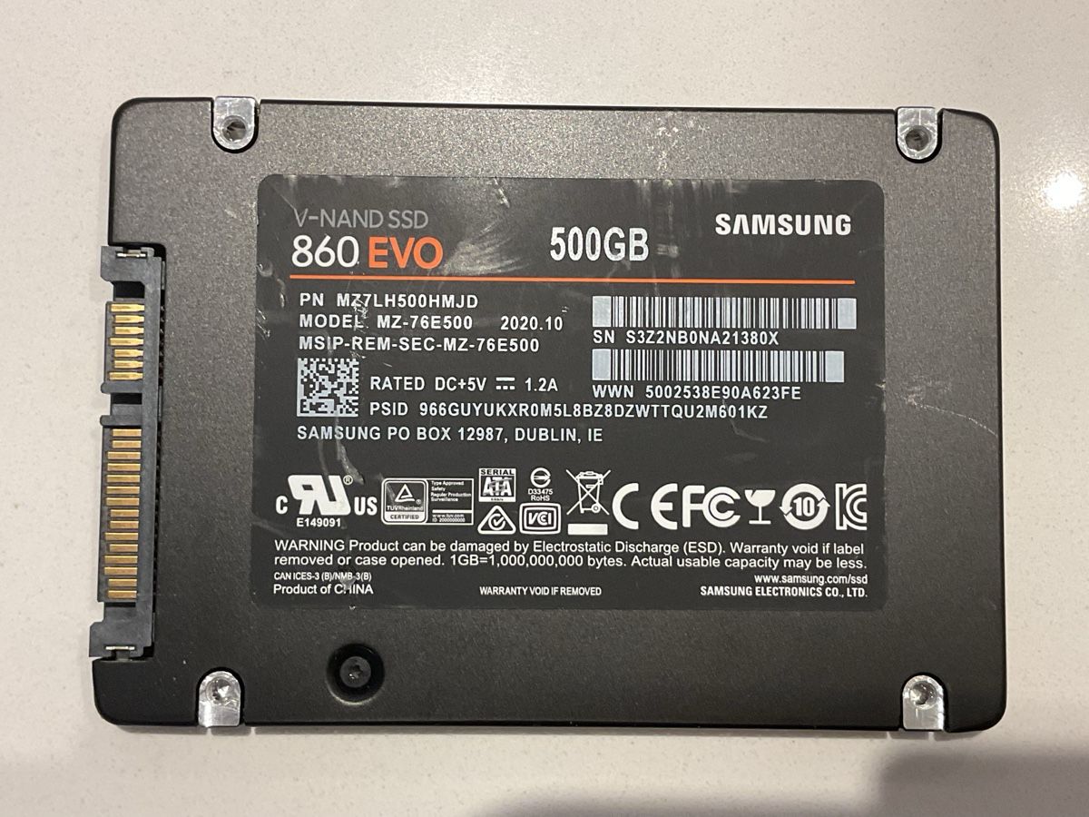 Samsung Dischi rigidi: Samsung 860 EVO SSD 500GB – Usato da Wettswil venduto da Venice3 1