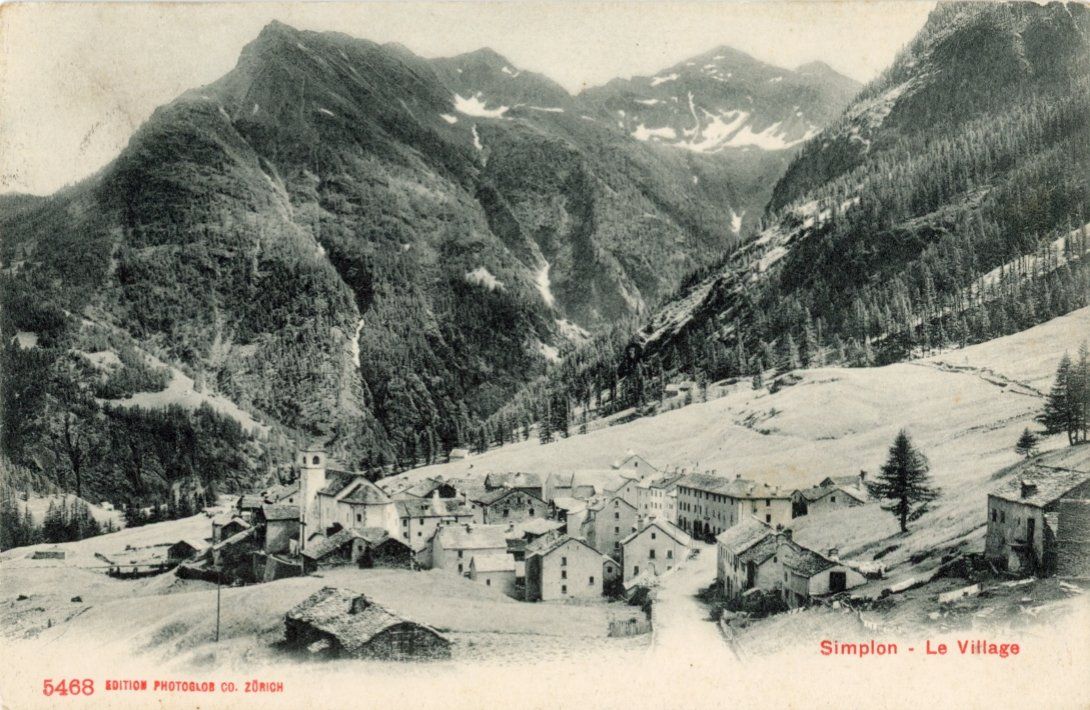 Ansichtskarten: Simplon - Dorf  VS   -   4  diverse Karten – Gebraucht aus Brig von Valcards54 2