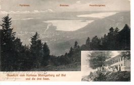 Aussicht vom Kurhaus Bözingerberg auf Biel 1911