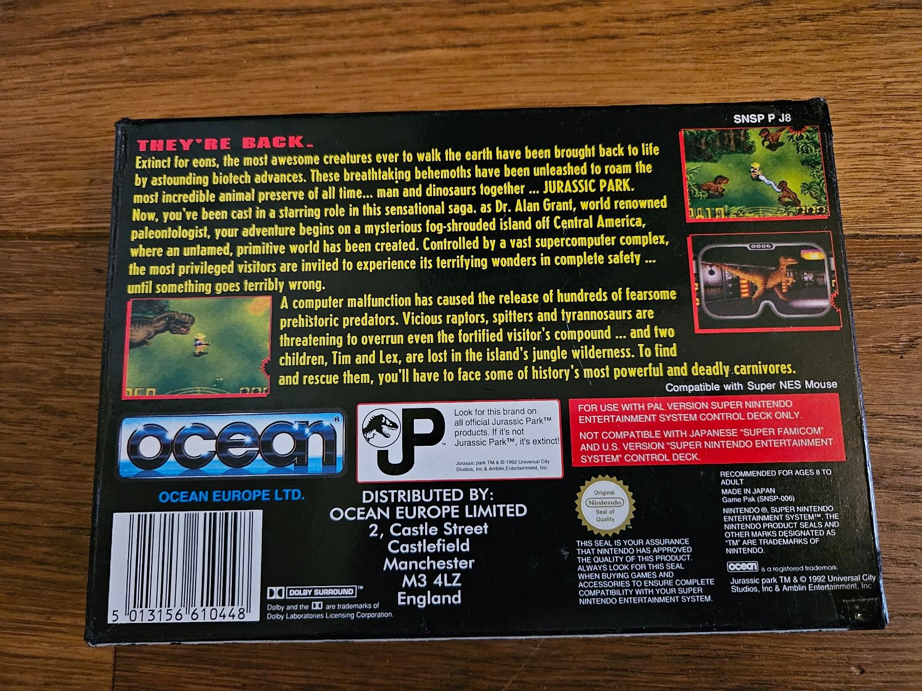 Nintendo Giochi: Jurassic Park SNES OVP – Nuovo e nell'imballaggio originale da Hindelbank venduto da GameBoy1981 2