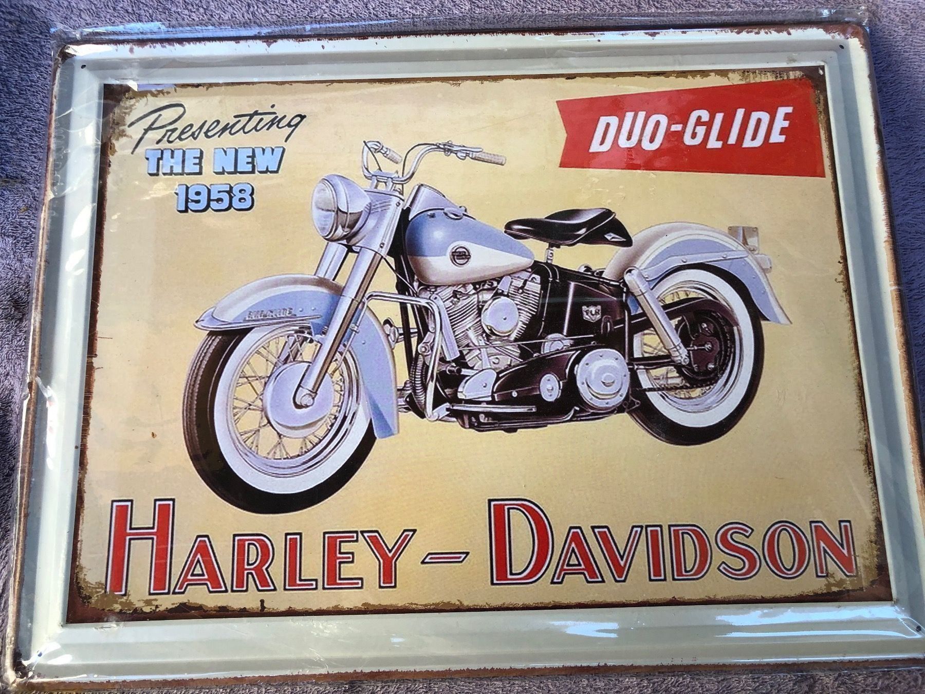 Schilder: Harley Davidson 1958 duo glide classic – Neu (gemäss Beschreibung) aus Reinach AG von rares75