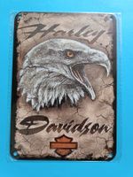 Blechschild Harley Davidson Adler