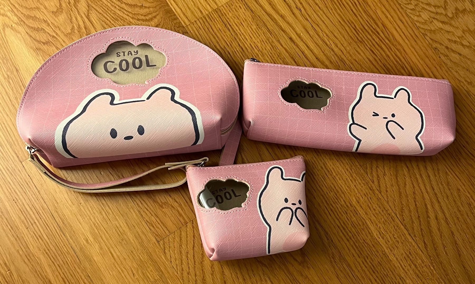 Astucci : Moshi Moshi 3er Etui-Set, Rosa – Usato da Adliswil venduto da Urspirit