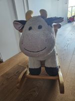 Kuscheliges Kuh Schaukeltier für Kinder