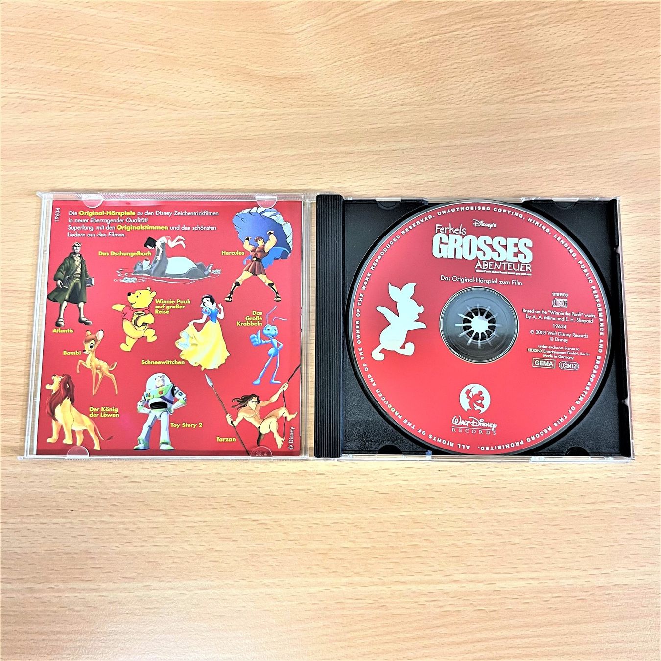 CD: CD - Ferkels grosses Abenteuer - Walt Disney – Usato da Amlikon-Bissegg venduto da allerlei-versand 1