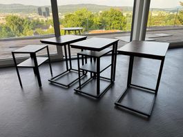 Praktische Satztische / Beitische, 5 Stk., neuwertig