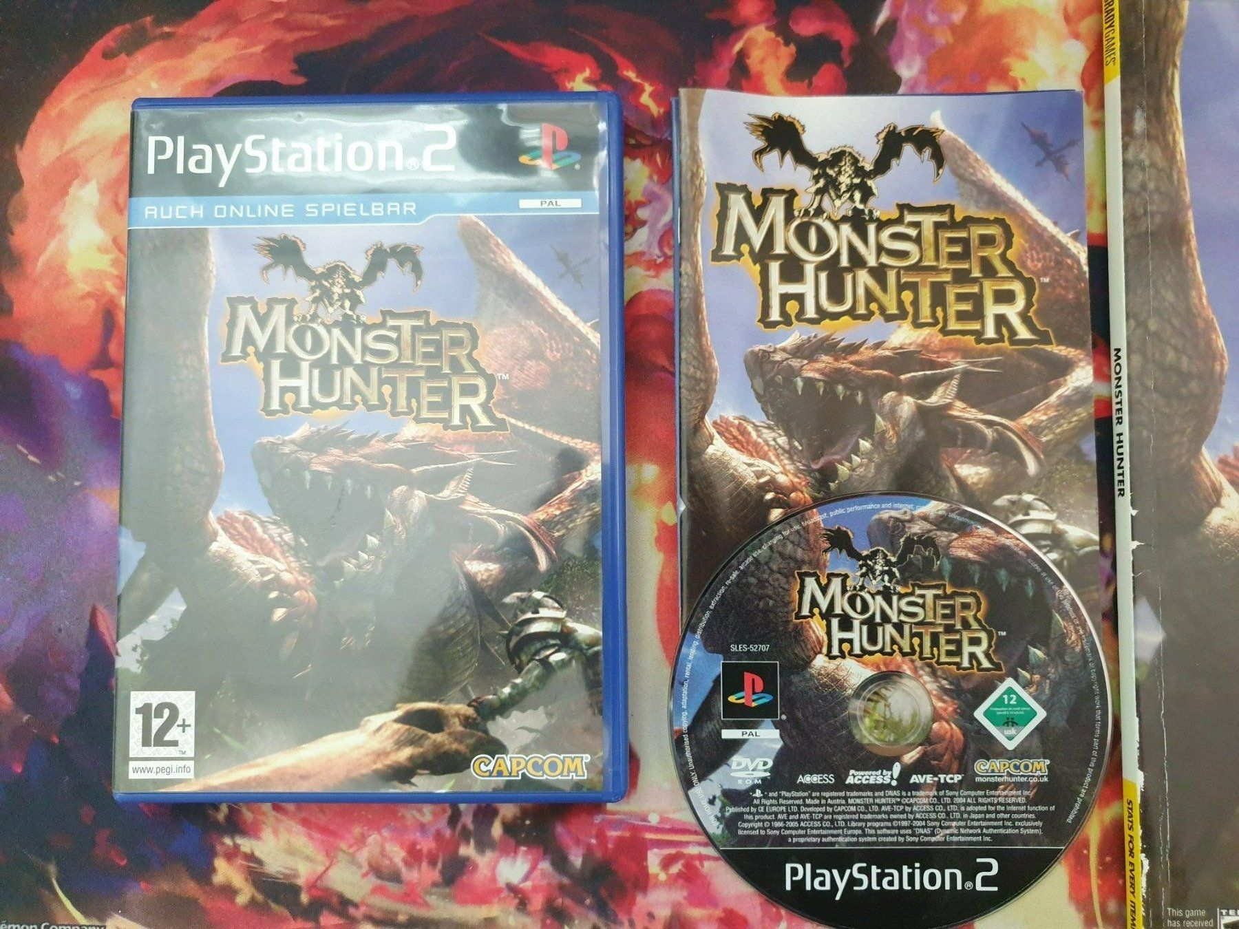 Sony Spiele: Monster Hunter PlayStation 2 mit Strategie Buch – Gebraucht aus Root von  1