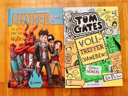 2 Kinderbücher/Jugenbücher: Luzifer Junior, & Tom Gates