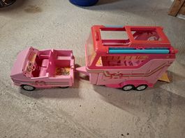 Barbie Auto mit Pferdeanhänger
