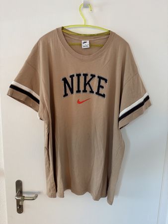 Vintage Nike T-Shirt, Beige, Grösse XXL, Top, oryginal
