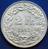 Silberner 2.- Jg. 1943 in schönem Zustand