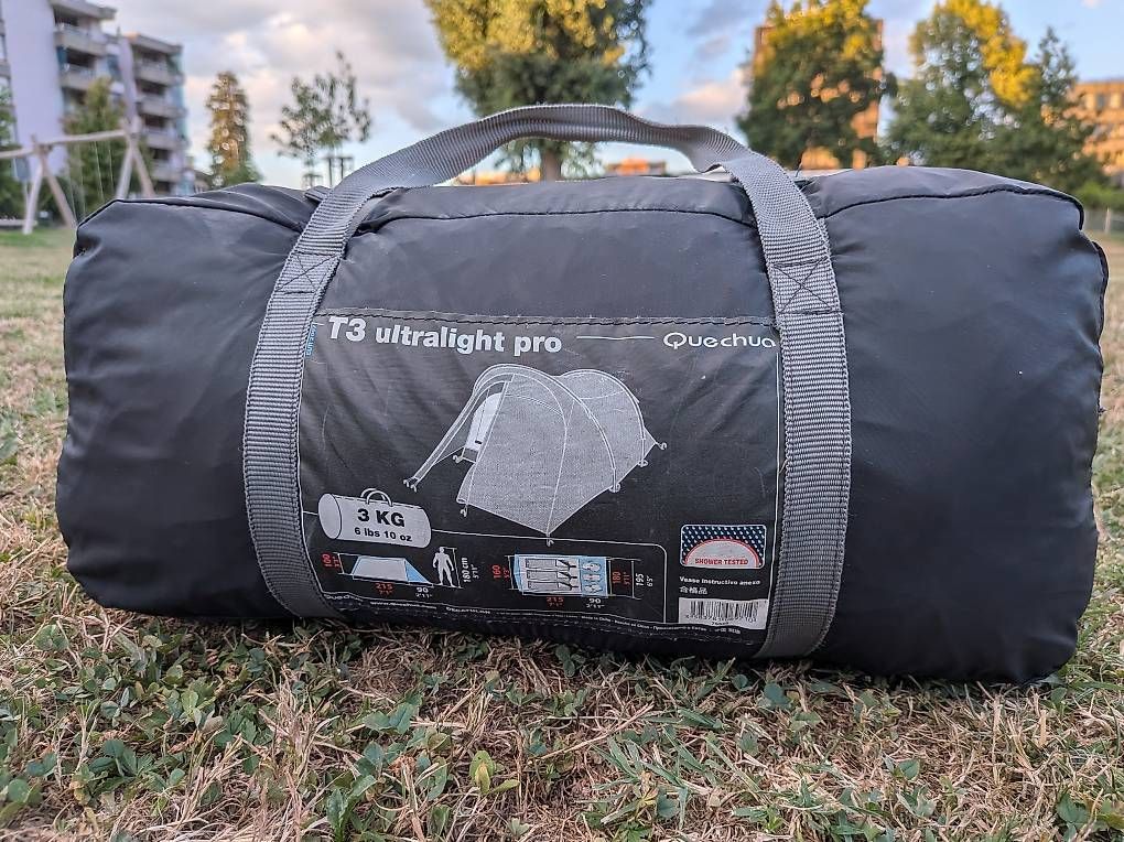 Tende : Zelt Quechua T3 ultralight Pro – Usato da Rapperswil SG venduto da boatix 1