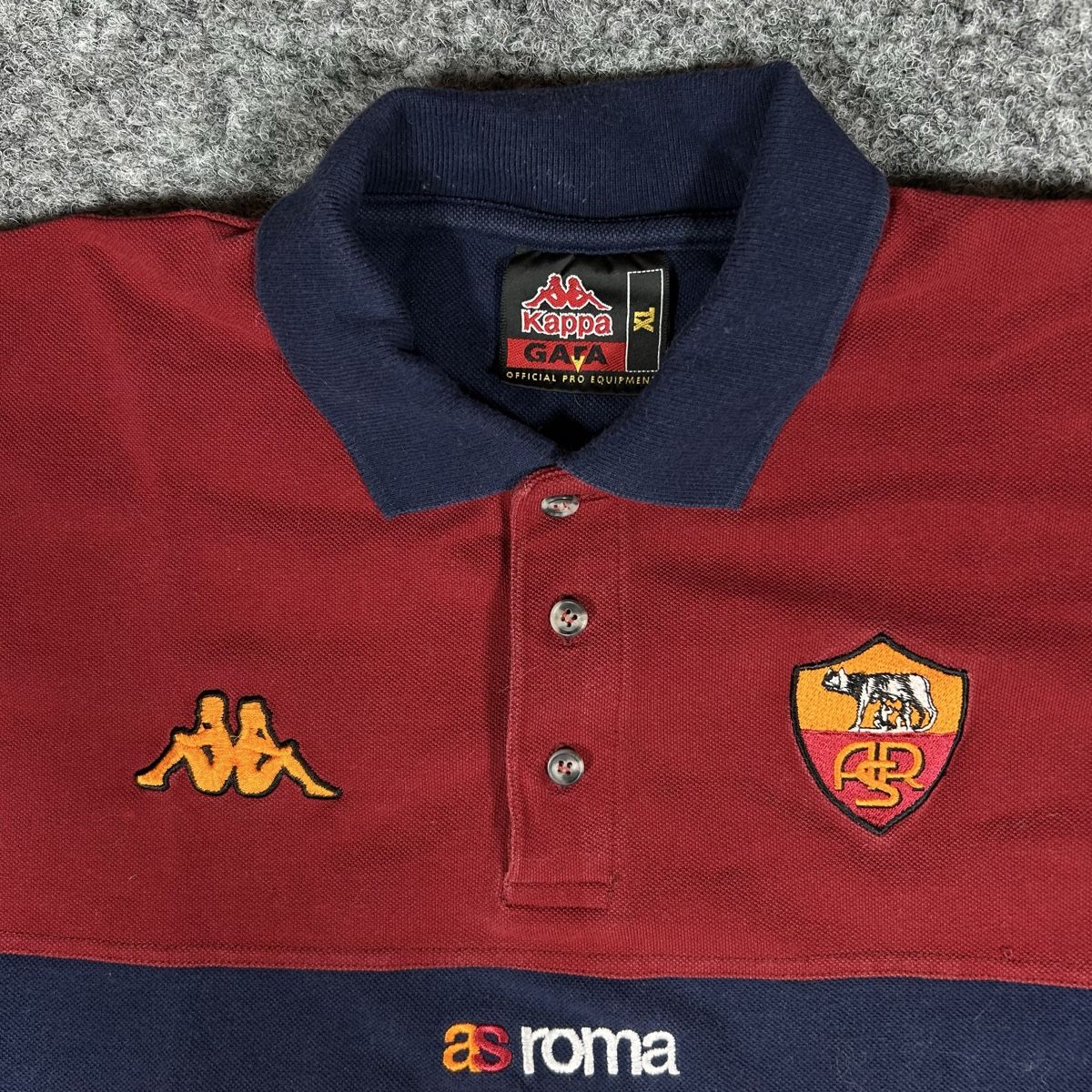 Kappa Magliette Polo: Polo Kappa As Roma – Usato da La Sagne NE venduto da Matlasape 1