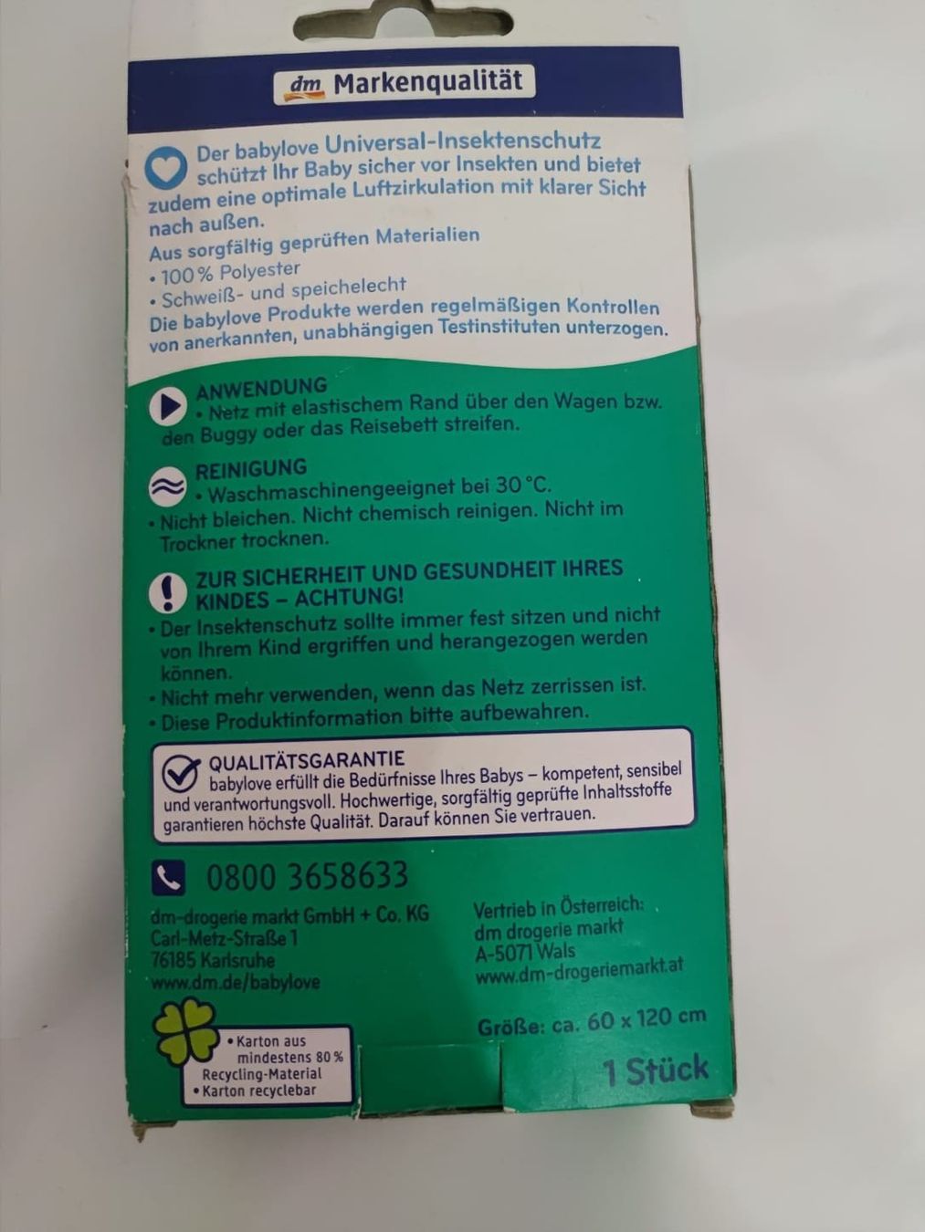 Kinderwagen: Universal Insekten Schutz – Neu und originalverpackt aus Buchs ZH von indli10 1