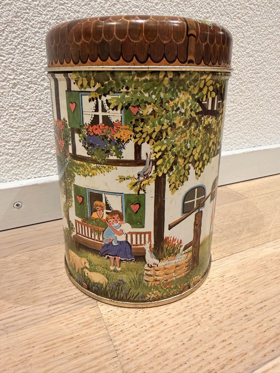 Zuccheriere: Retro Blechdose Motiv Bauernhaus – Usato da Rorschach venduto da nan_8rts 1