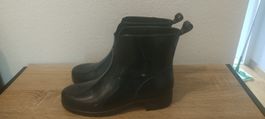 Schwarze Regenstiefel, Gr. 38, für Herbst!