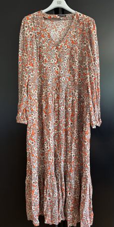 Robe longue fleurie Anne Weyburn taille 42 FR 40 CH