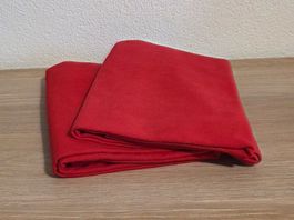 2er-Set Bistroschürzen Rot – Gastronomie Vorbinder 90x96 cm