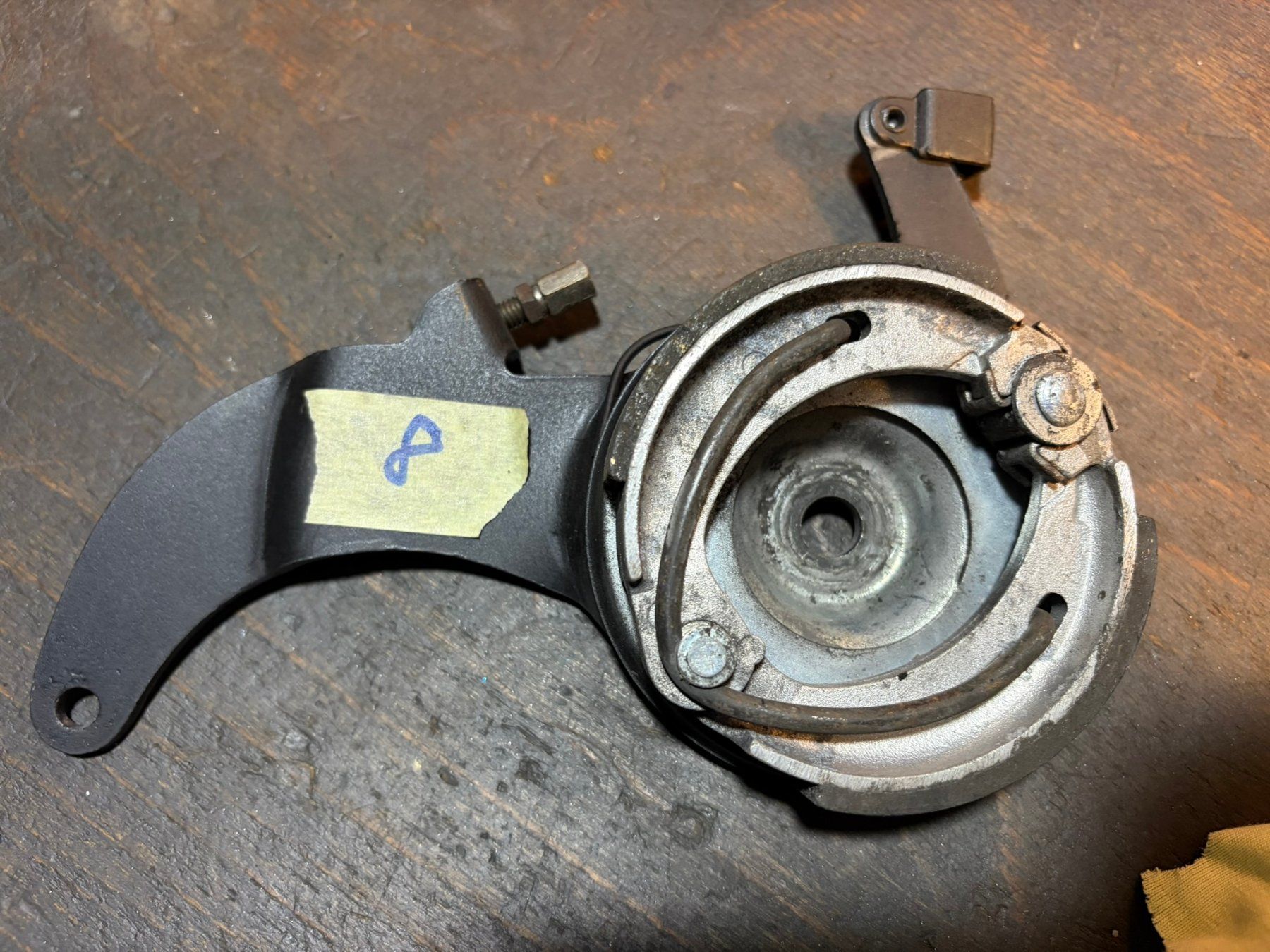 Sachs Parti ricambio per ciclomotori: Sachs Bremsplatte Nr.8 Hinterrad - Versand möglich – Usato da Hinwil venduto da Biketube 1