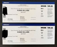 2x Robbie Williams -  Front Field - 09.09.26 Zürich