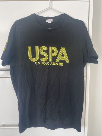 U.S. Polo Assn. Schwarzes T-Shirt, Grösse L - Top Zustand!