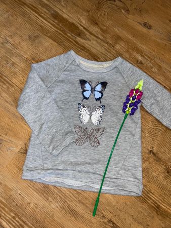 Grauer Pullover Palomio 110/116