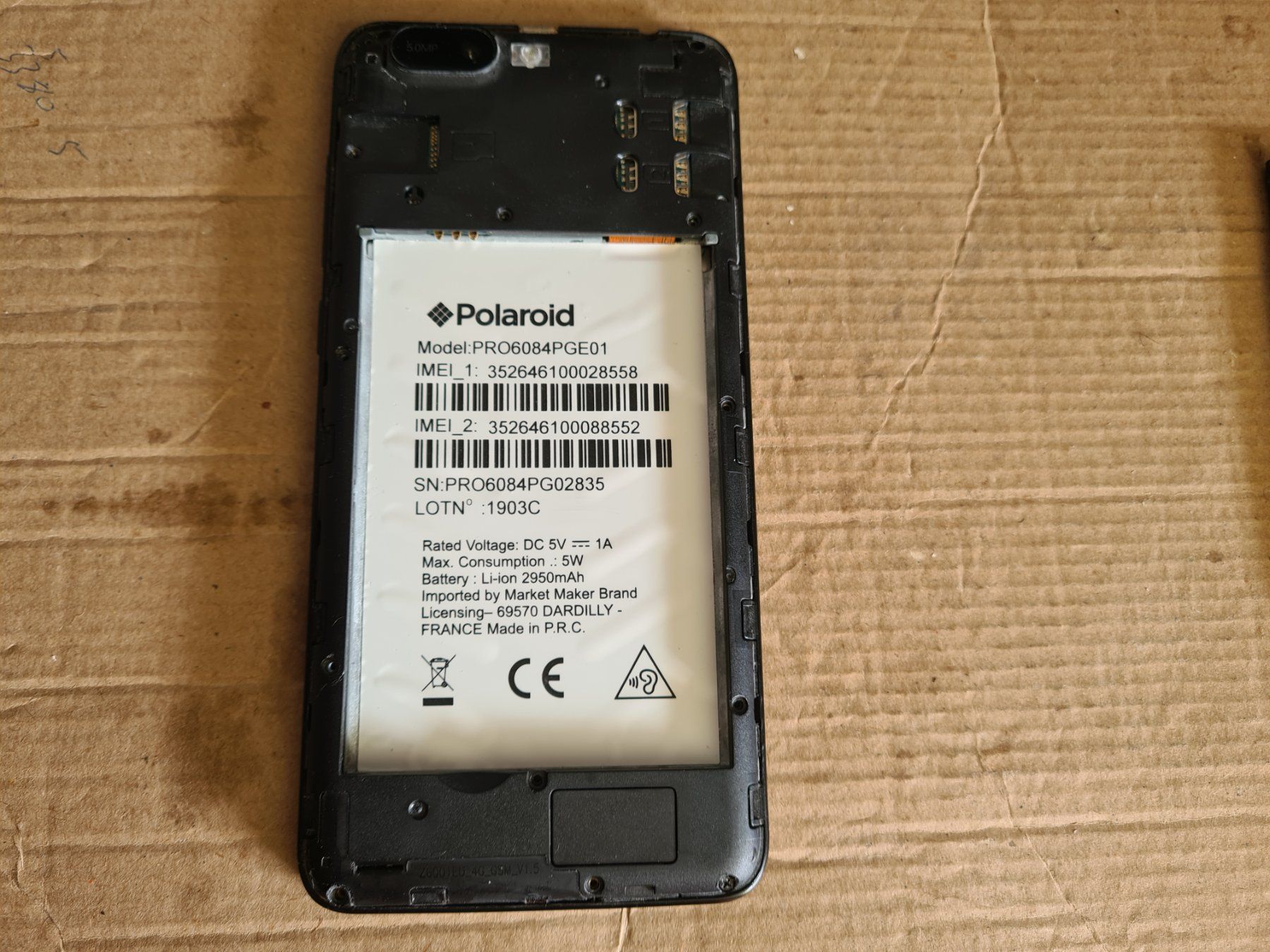 Polaroid Handys / Smartphones: Android Dual Sim FRP Sperre: Polaroid PRO6084PGE01 Touch Def – Defekt aus Winterthur von Opusco 6
