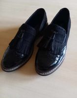 Schwarze Lack-Loafer Gr. 36, stylisch & bequem! Graceland