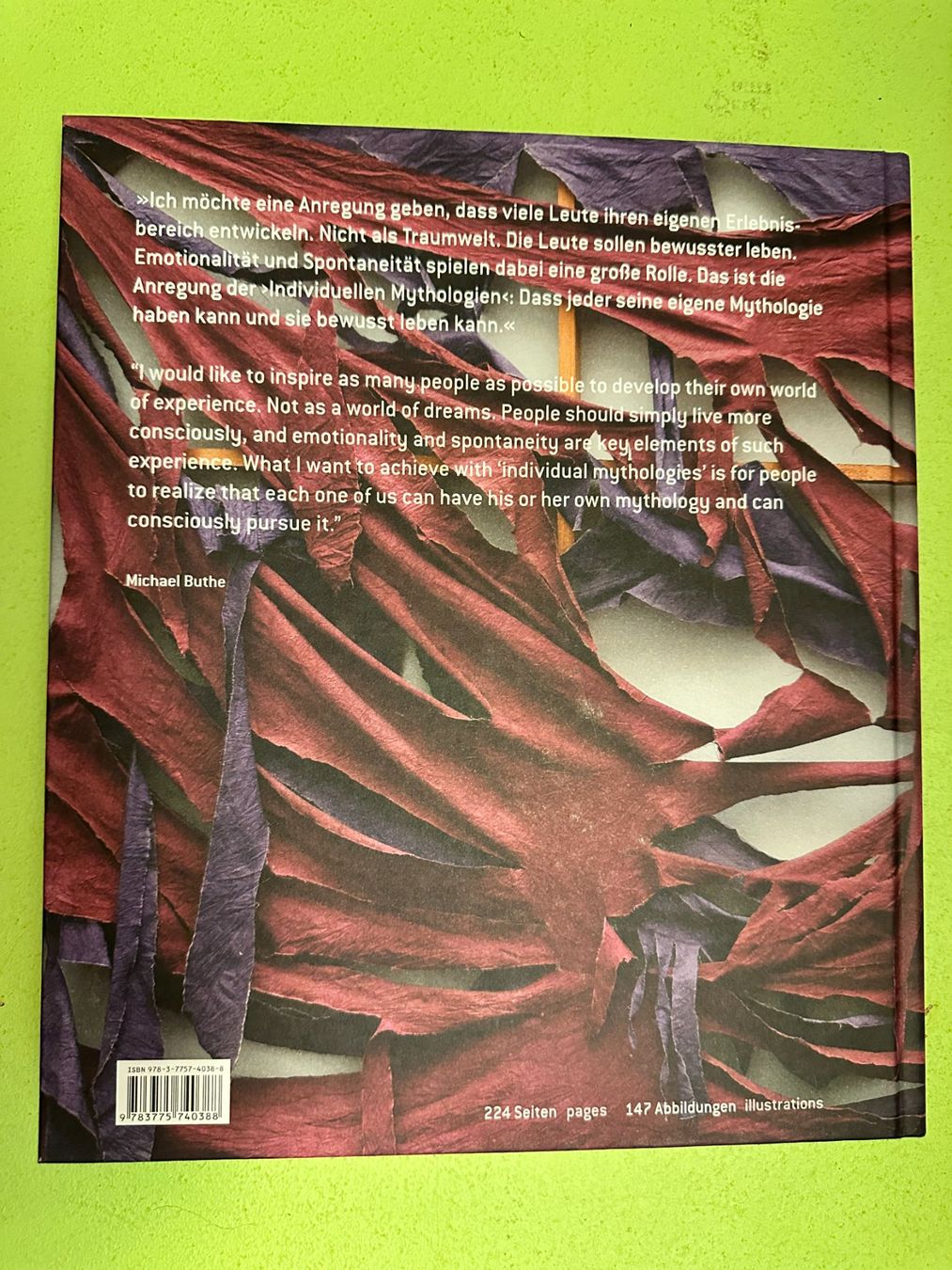 Libri: Michael Buthe: Retrospektive / Retrospective. – Usato da Zürich venduto da allp 9